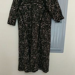 Sweater short sleeve dress